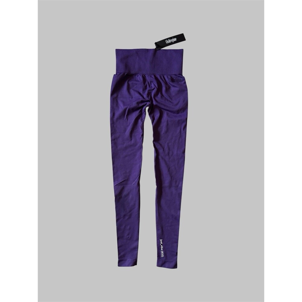 Civil Regime Purple Kelly Seamless Scrunch Leggings Women’s XSmall NWT
